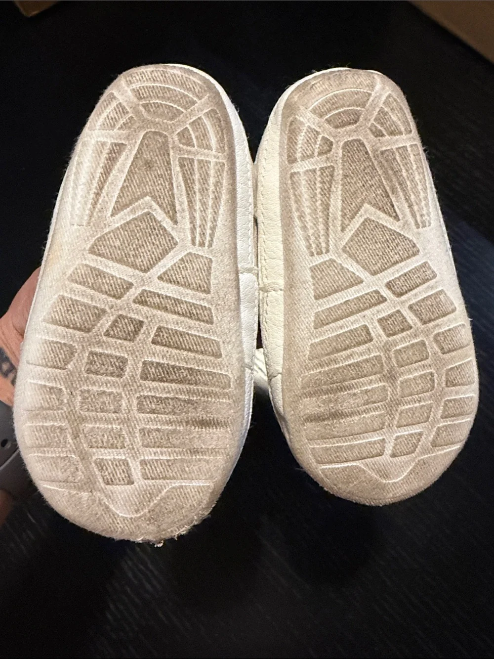White Baby Velcro Sneaker Shoes